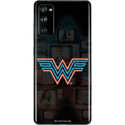 Wonder Woman 1984 (2020) Neon Logo Galaxy S20 Fan Edition Skin